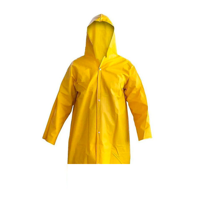 capa de chuva amarela